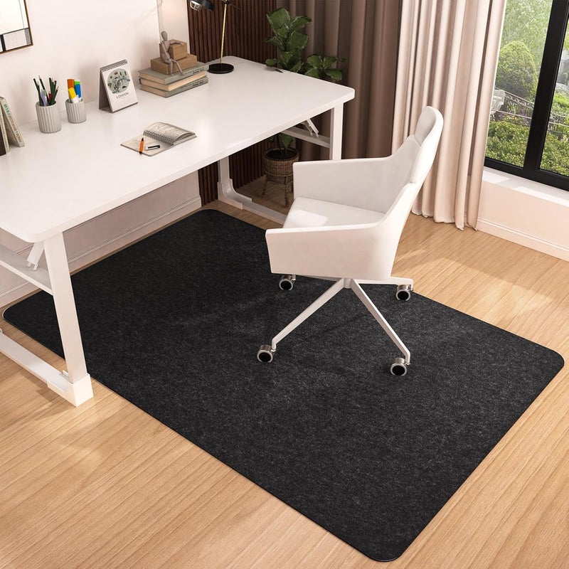 Placoot Office Chair Mat for Hardwood Floor, 55"x35" Computer Chair Rug, Under Desk Mat, Large Anti-Slip Floor Protector for Home Office - Image 1